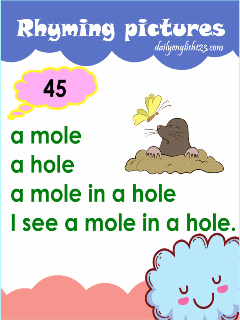 Rhyming Pictures 45 | PDF