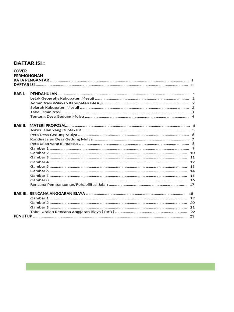 Daftar Isi | PDF