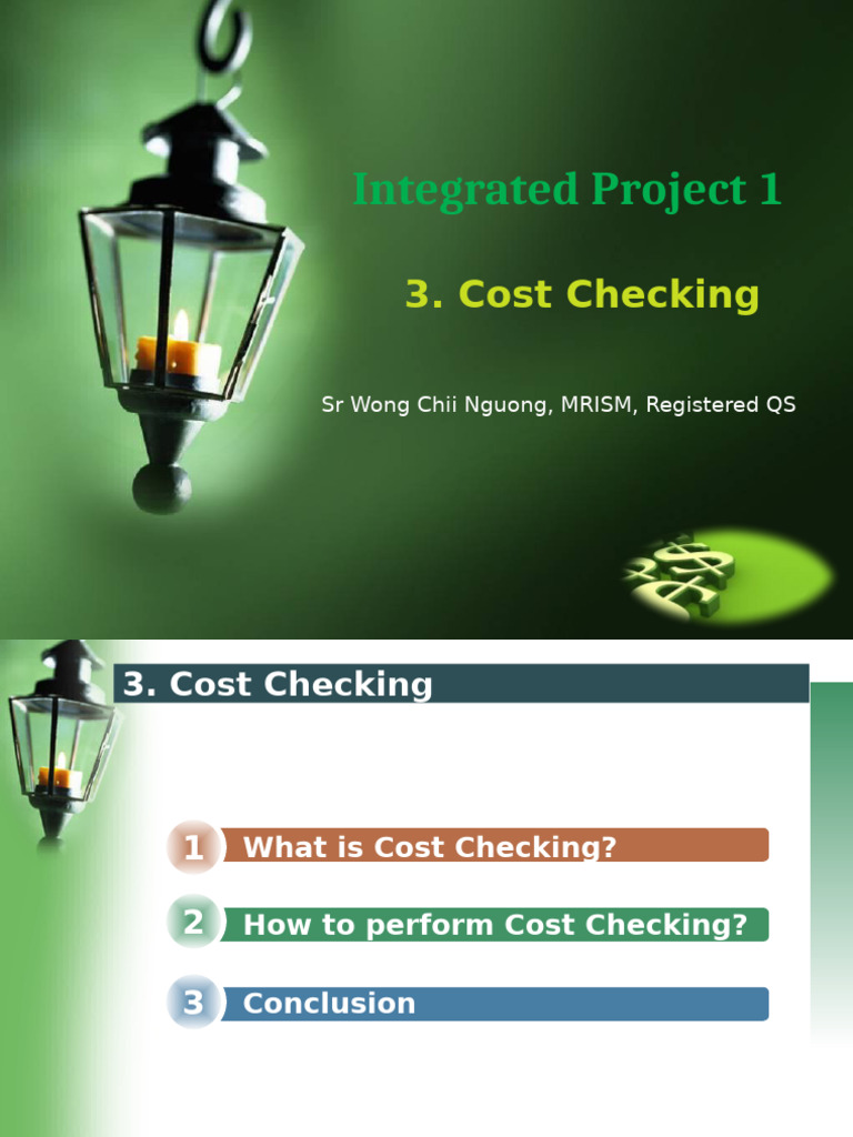Cost Checking in Building Projects | PDF