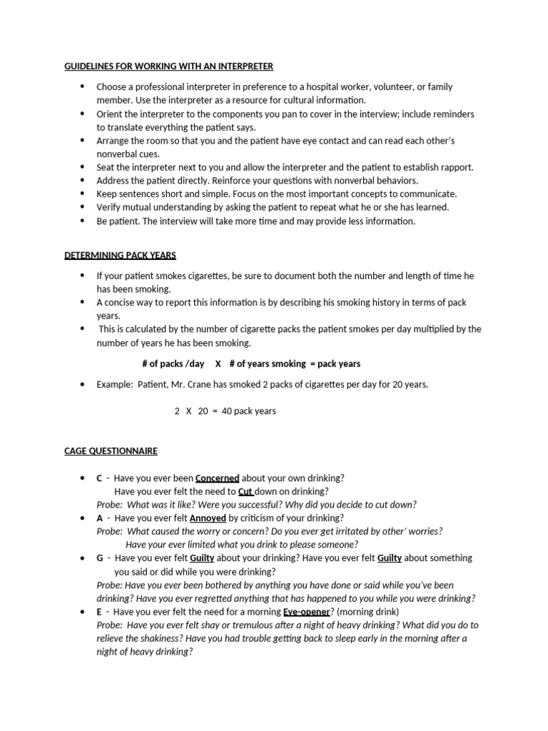 Guidelines For Working With An Interpreter | PDF | Communication ...