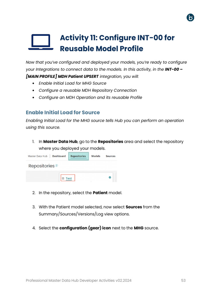 Master Data Hub Integration Setup Guide | PDF | Data Warehouse | Json