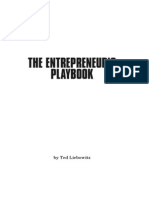 The Entrepreneur'S Playbook: by Ted Liebowitz