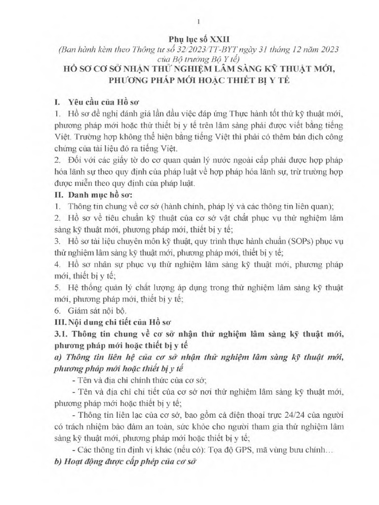 6.phu Luc XXII-XVII. Thong Tu 32.2023 | PDF