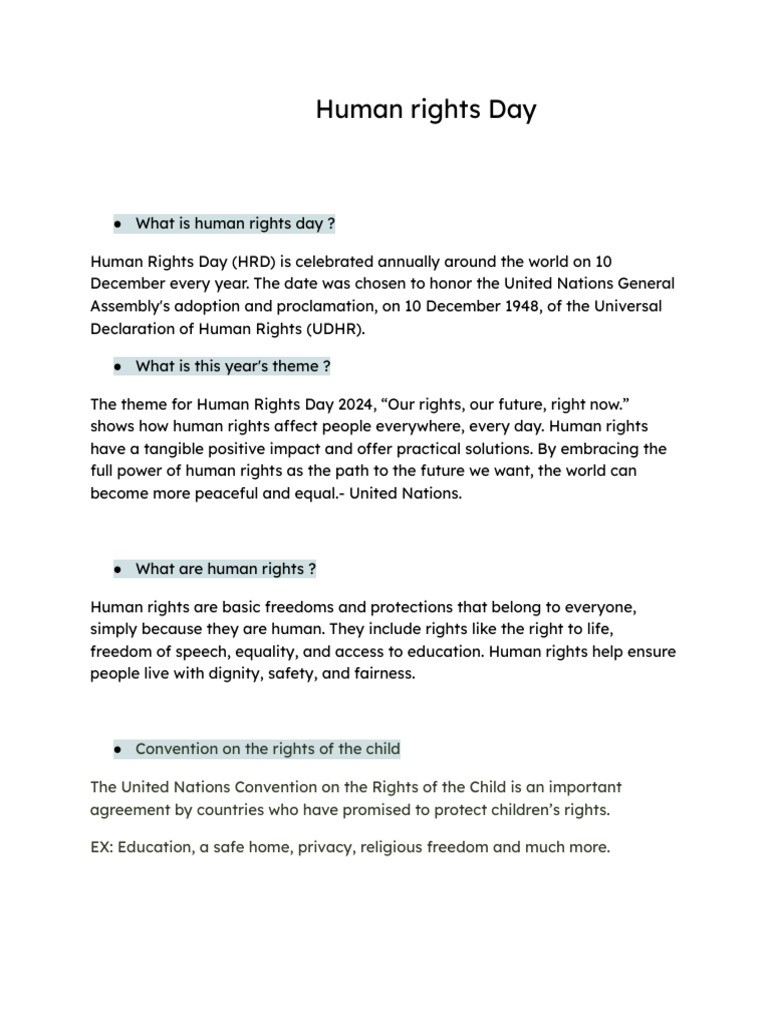 Human Rights-3 | PDF