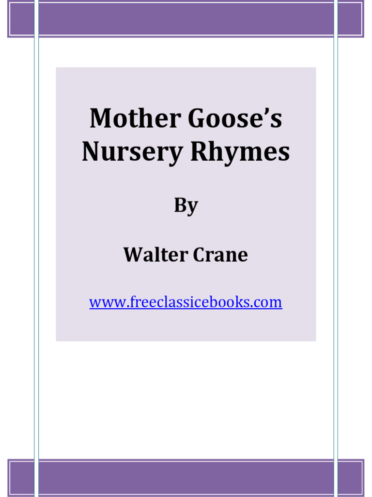 Nursery Rhymes | PDF