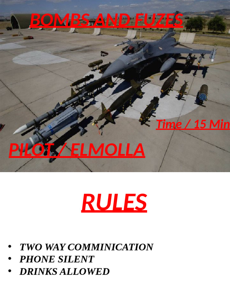 Overview of Bomb Fuzes and Types | PDF | Fuze | Cluster Munition