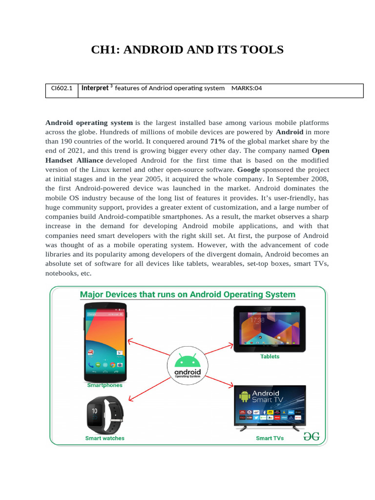 ch1 mad | PDF | Android (Operating System) | Device Driver