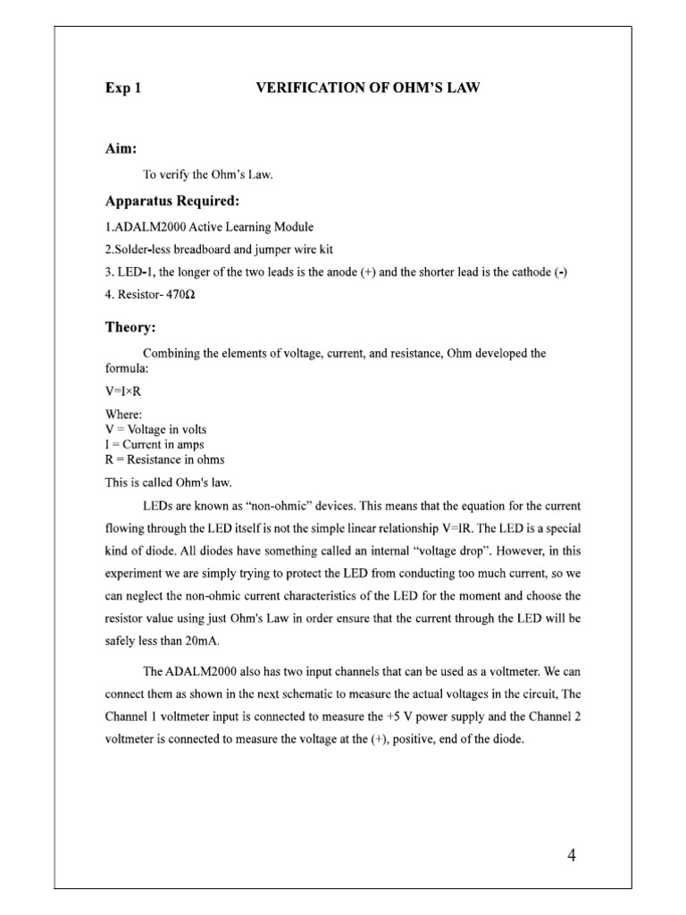 Exp 1 | PDF