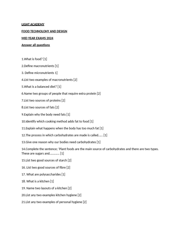 Food Inspector Exam Syllabus 2024 | PDF