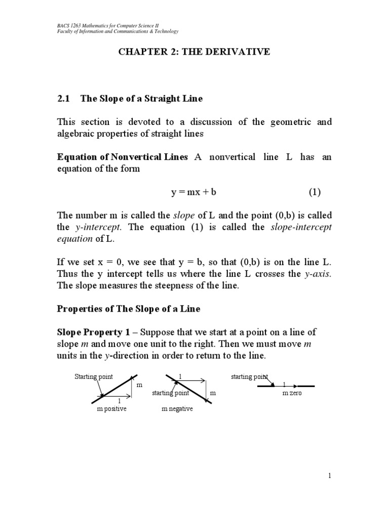 Understanding Derivatives and Slopes | PDF | Teaching Methods & Materials