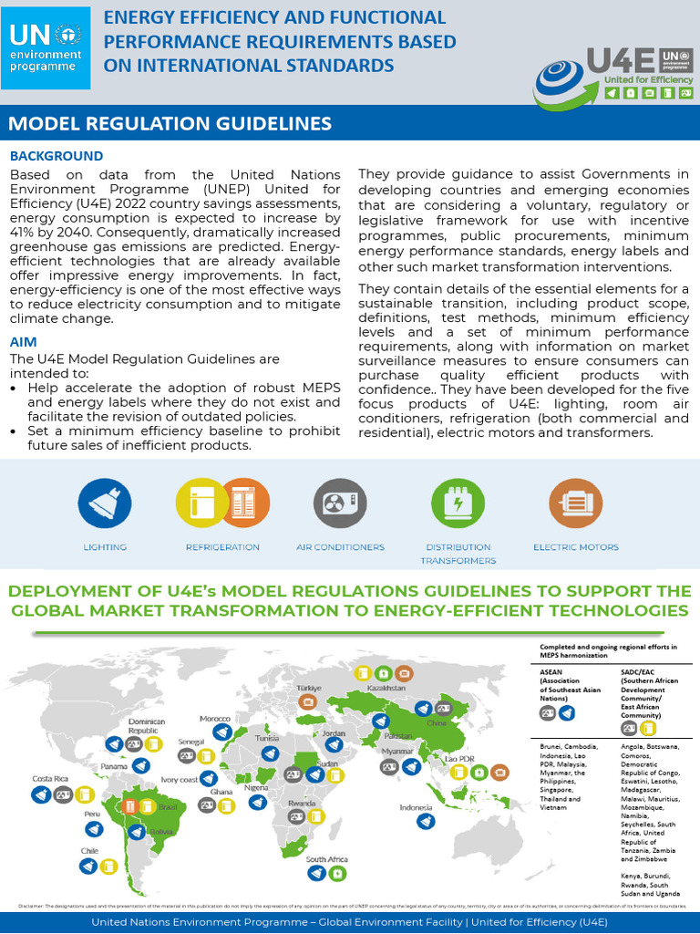 Energy Efficiency Regulation Guidelines | PDF | Efficient Energy Use ...