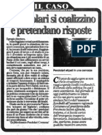 I pendolari si coalizzino e pretendano risposte (“La Provincia”, 14-02-2012, p. 11)