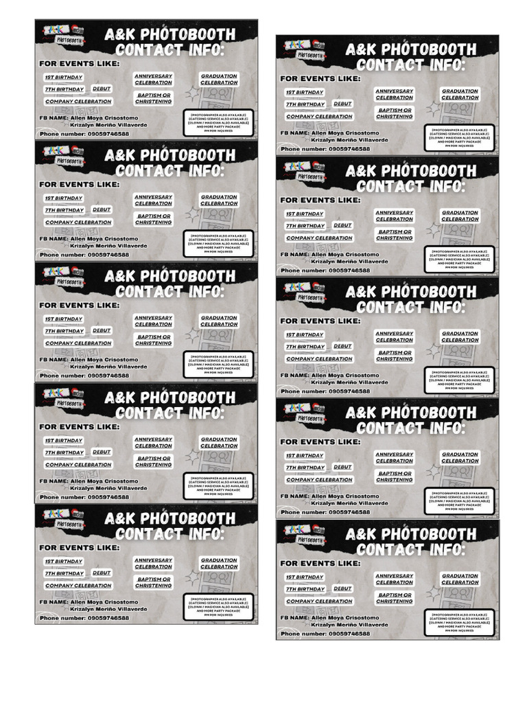 Calling Card | PDF