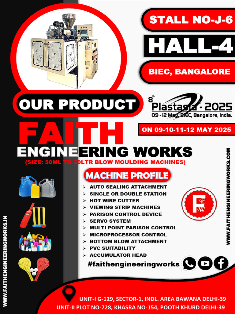 Faith Engineering Works: Blow Moulding Solutions | PDF