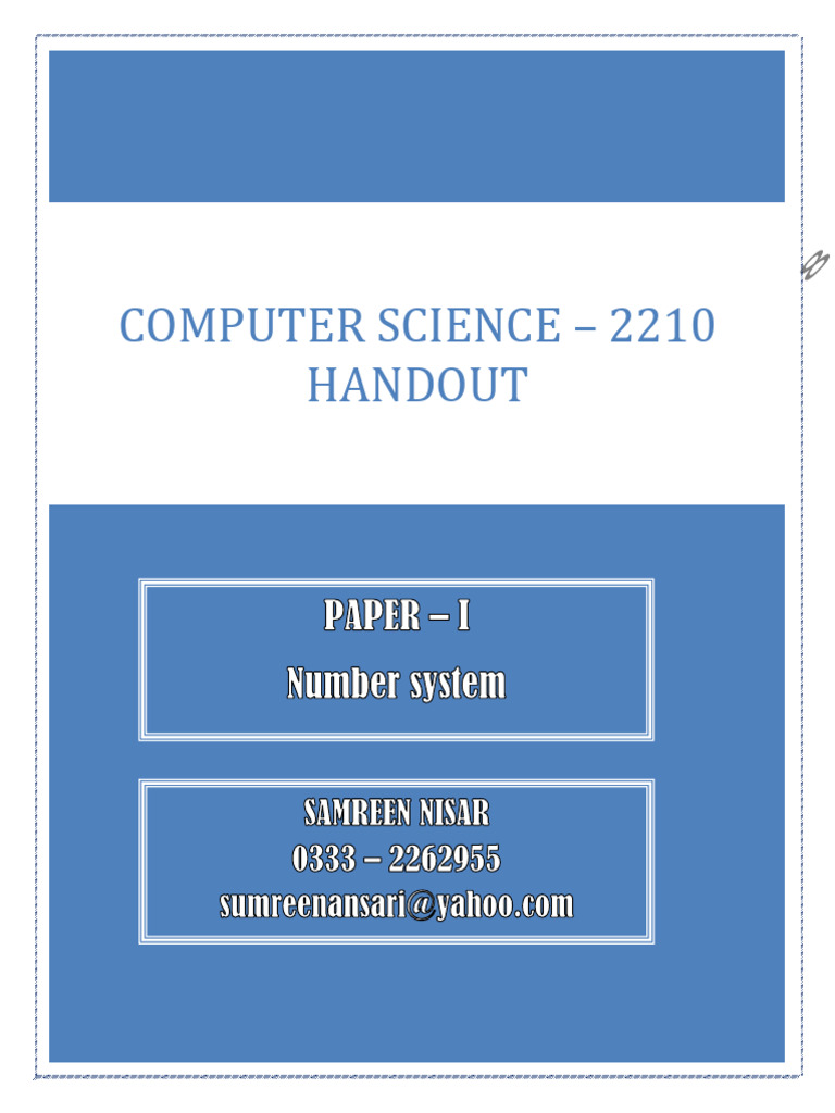 Understanding Number Systems in Computing | PDF | Byte | Decimal