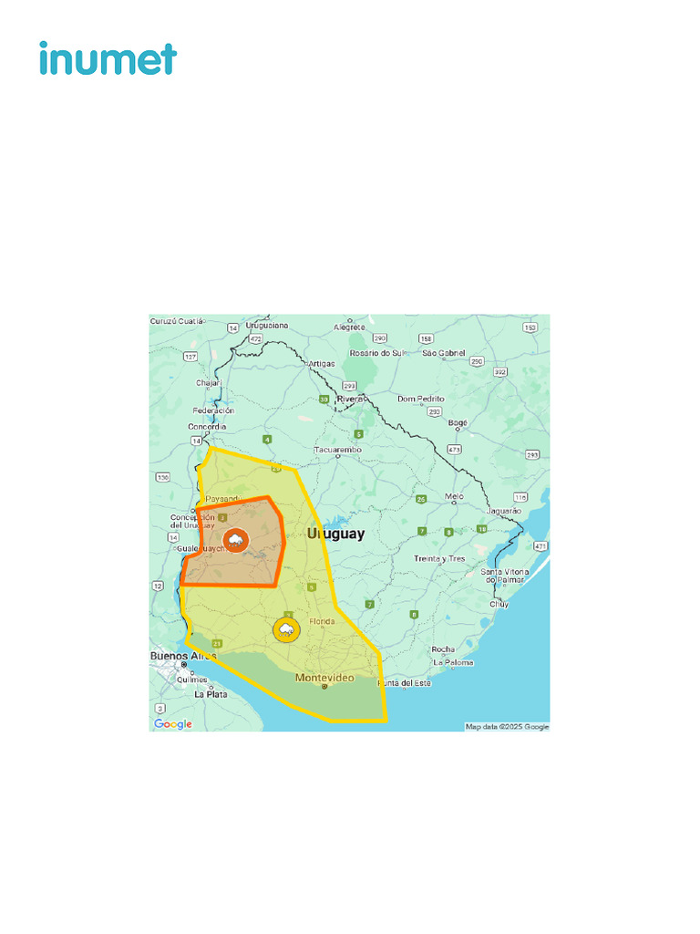 Inumet | PDF | Uruguay | Tormentas