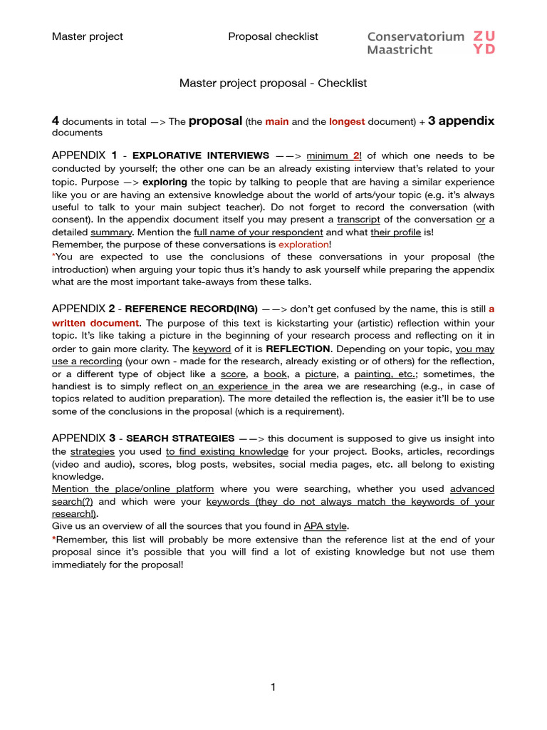 Master Project Proposal Guide | PDF | Qualitative Research | Data