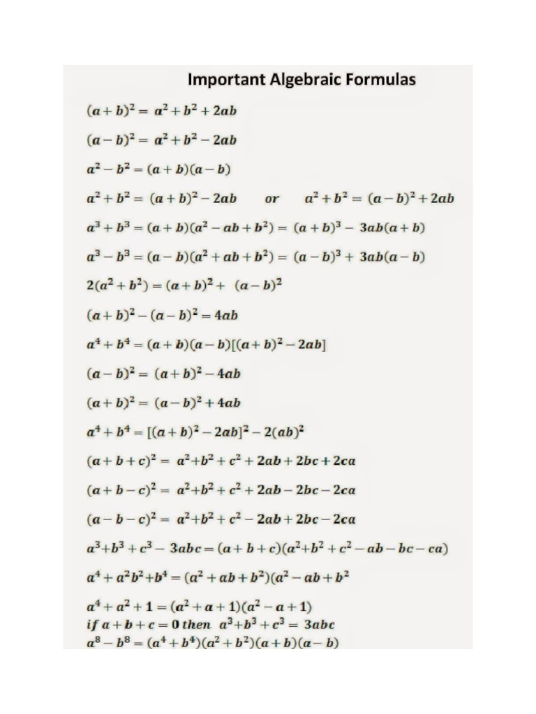 Math Formula | PDF