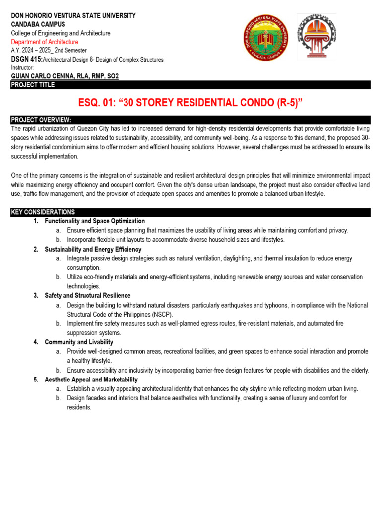 Curated visual reference: Visual Reference: 30 Story Residential Condo Design Plan Pdf
