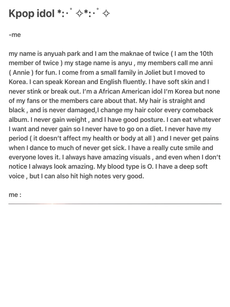 Meet Anyuah Park: TWICE's Maknae Idol | PDF