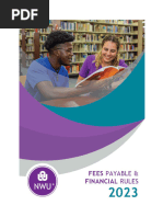 NWU Financial Undertaking Form 2025 | PDF | Salary | Fee