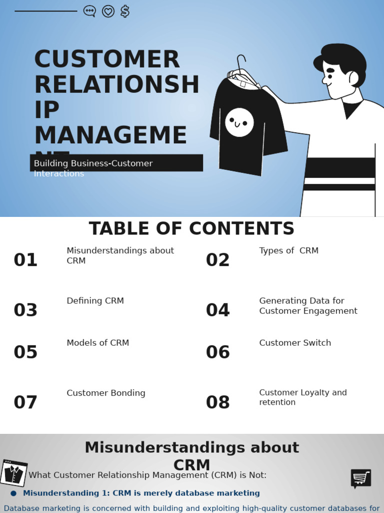 Customer Relationship Management | PDF | Customer Relationship ...