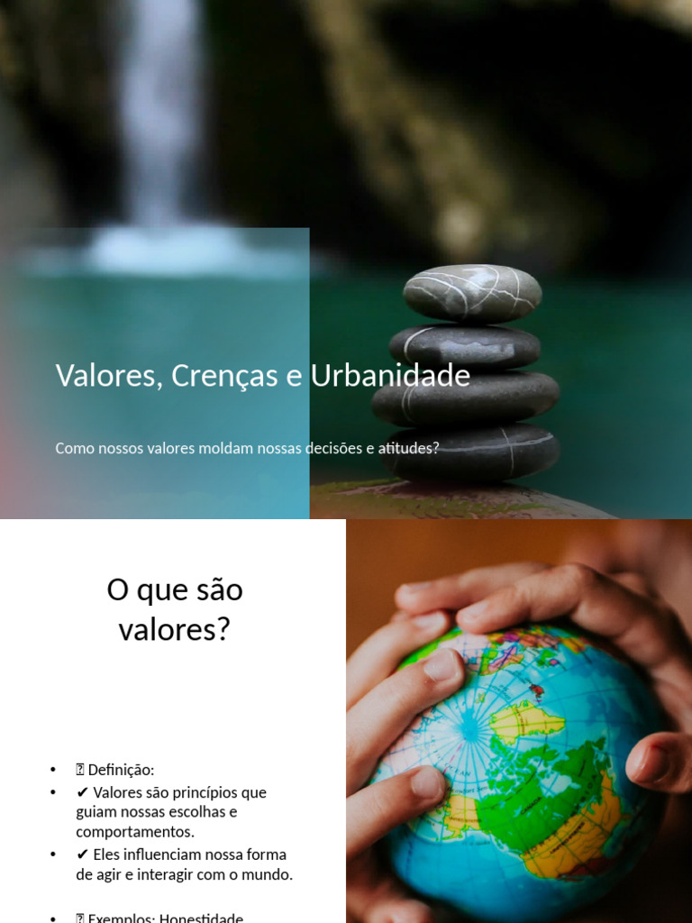Valores e Crenças na Urbanidade | PDF