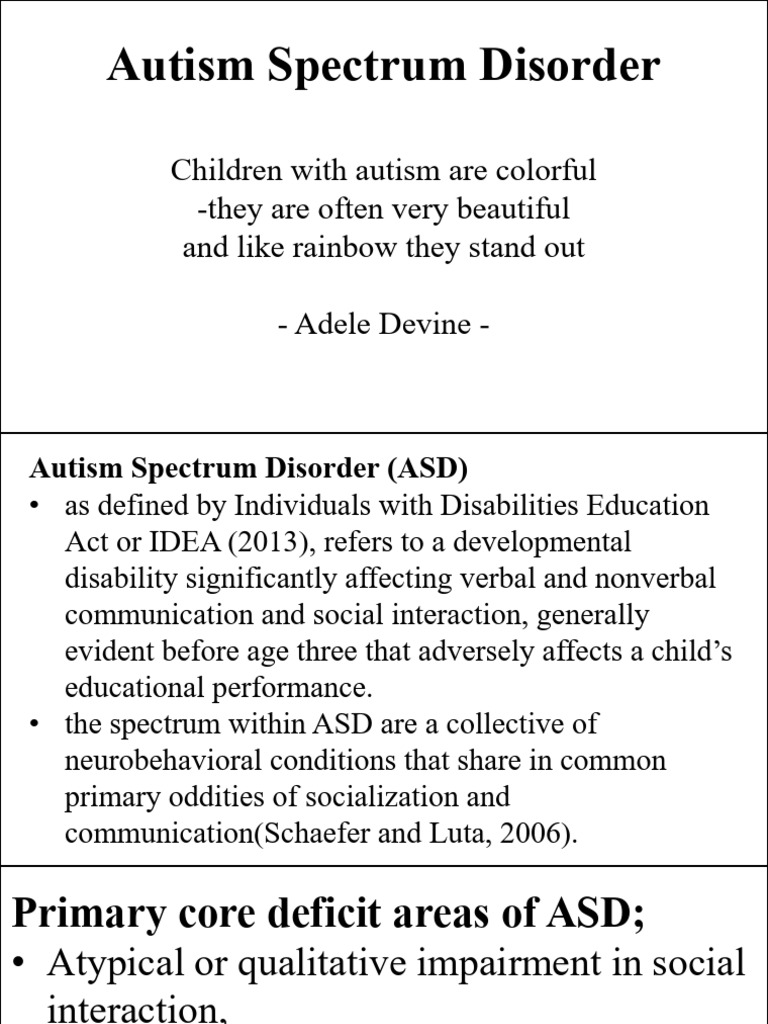 Understanding Autism Spectrum Disorder | PDF | Autism | Asperger Syndrome