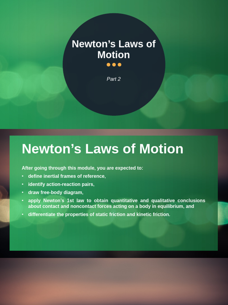 Newton's Laws: Forces and Motion | PDF | Force | Newton's Laws Of Motion