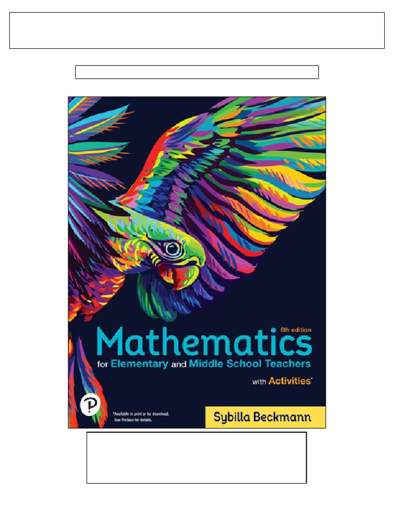 Solutions For Mathematics For Elementary and Middle School Teachers ...