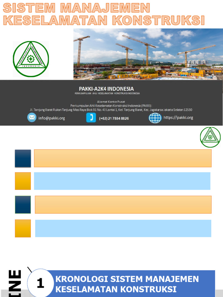 Manajemen Keselamatan Konstruksi | PDF