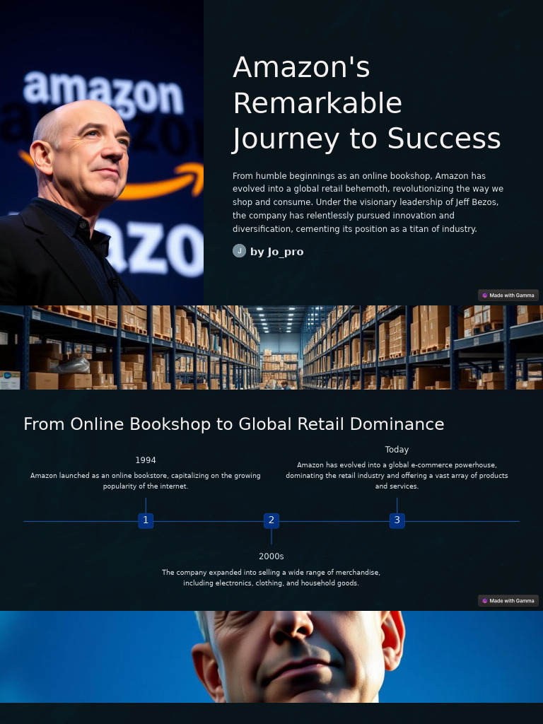Amazon's Evolution: From Bookstore to Titan | PDF | Artificial ...