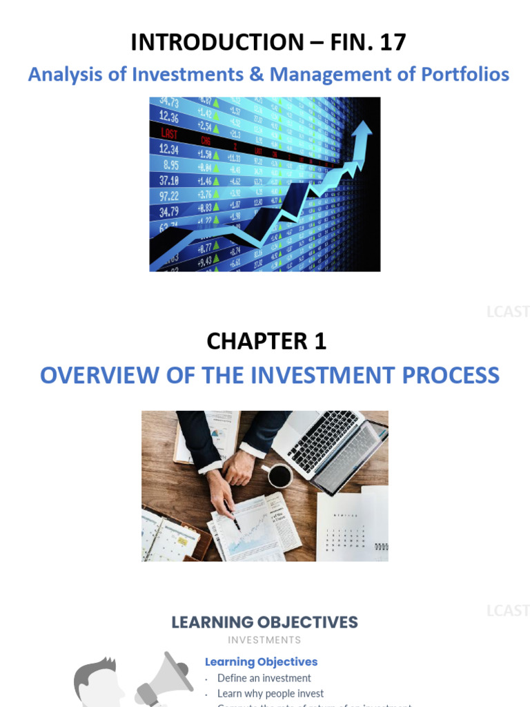 Investment Process Overview and Returns | PDF | Financial Risk | Investing