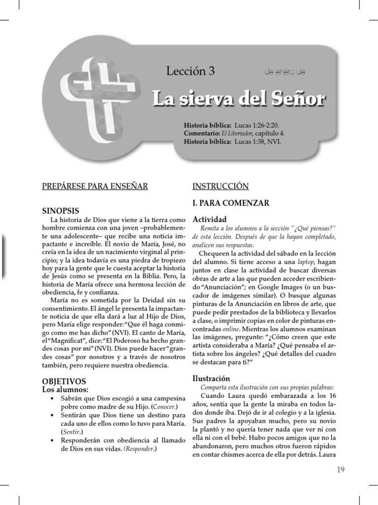 Lección 3 | PDF | María, madre de Jesús