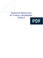 Manual de Elaboracion de Normas y Documentos Tecnicos