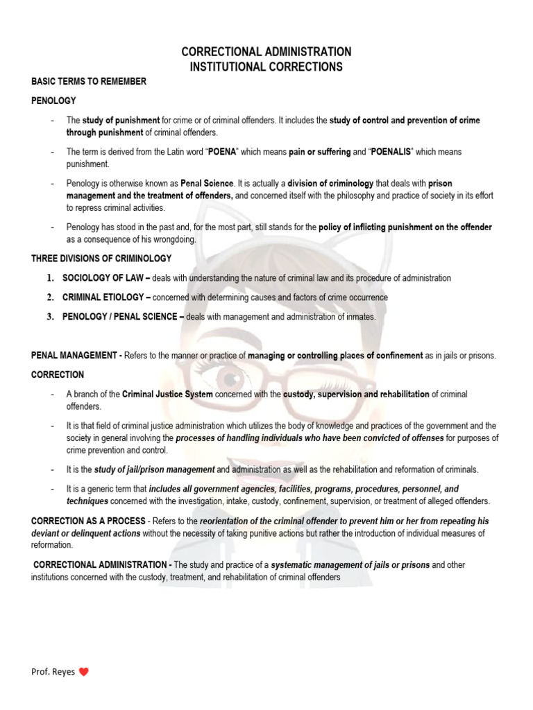 Understanding Penology and Corrections | PDF | Prison | Crimes