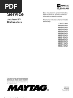 Maytag Jetclean II Dishwashers Service Manual