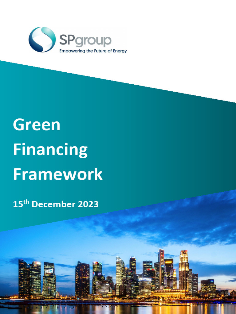 Singapore Power Limited Green Financing Framework | PDF | Renewable ...