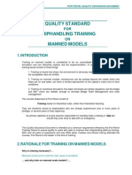 Quality Standard Shiphandling Training Manned Models: Port Revel Quality Assurance Document
