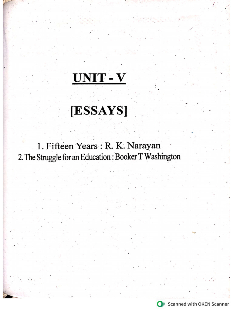 English AEC 201 Unit V Complete Notes | PDF