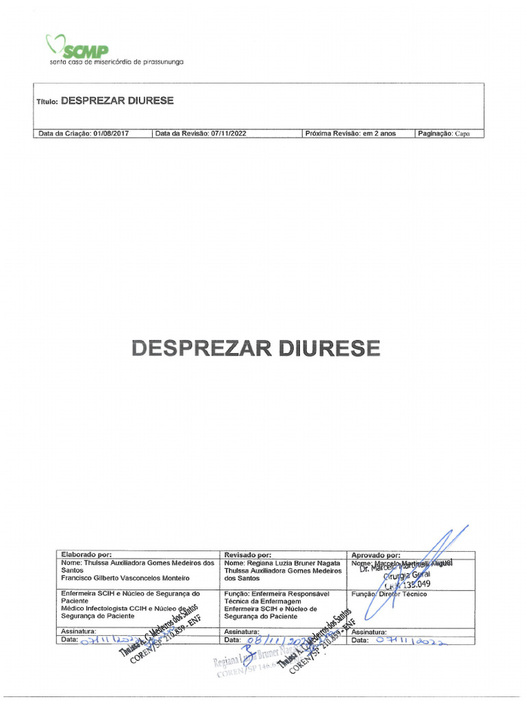 Desprezar-Diurese 2022 | PDF