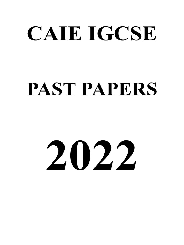 Math - 2020 Past Papers Cambridge Igcse | PDF | Mathematics ...