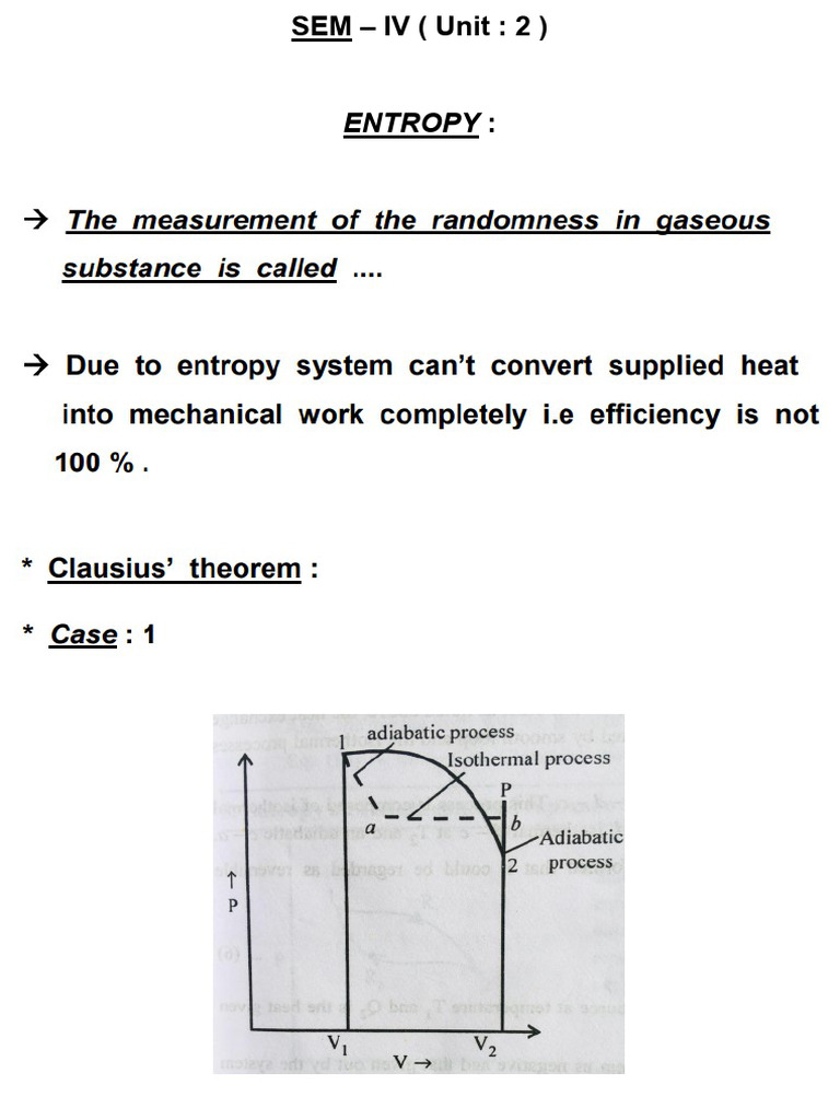 Entropy in Thermodynamic Processes | PDF | Entropy | Heat