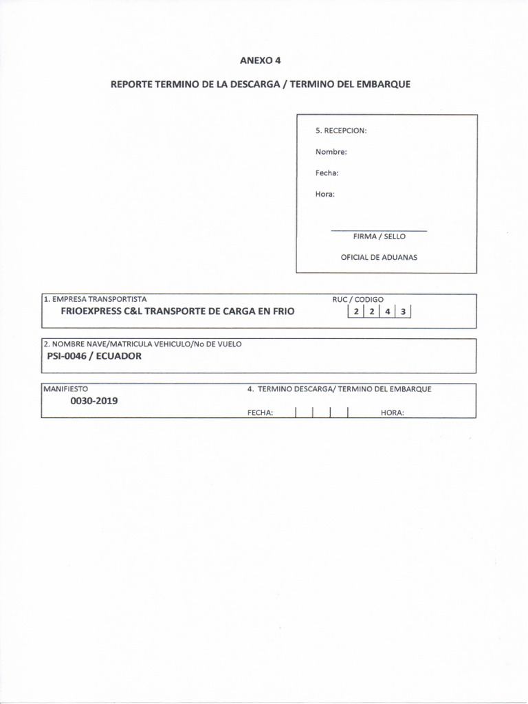 Anexo 4 y 5 | PDF