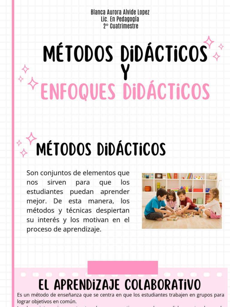 Métodos y enfoques didácticos efectivos | PDF | Enseñando | Aprendizaje