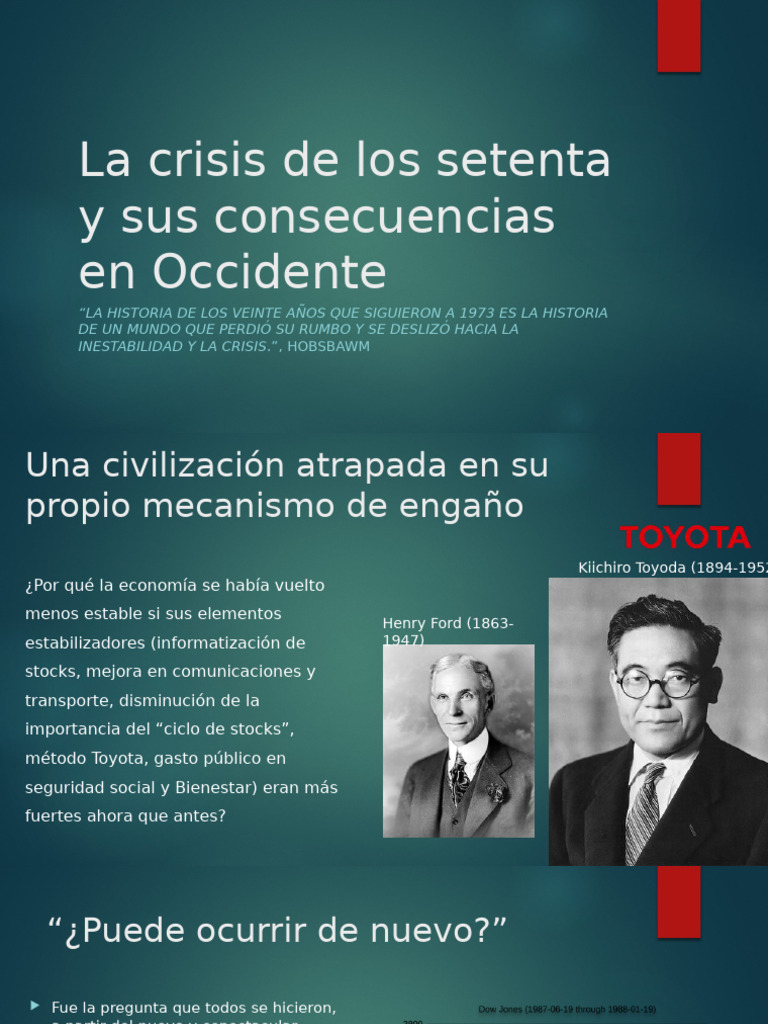 Consecuencias de la crisis de los 70 en Occidente | PDF | Friedrich ...