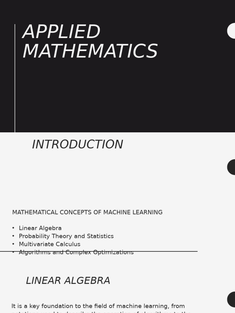 Applied maths pdf matrix mathematics probability distribution