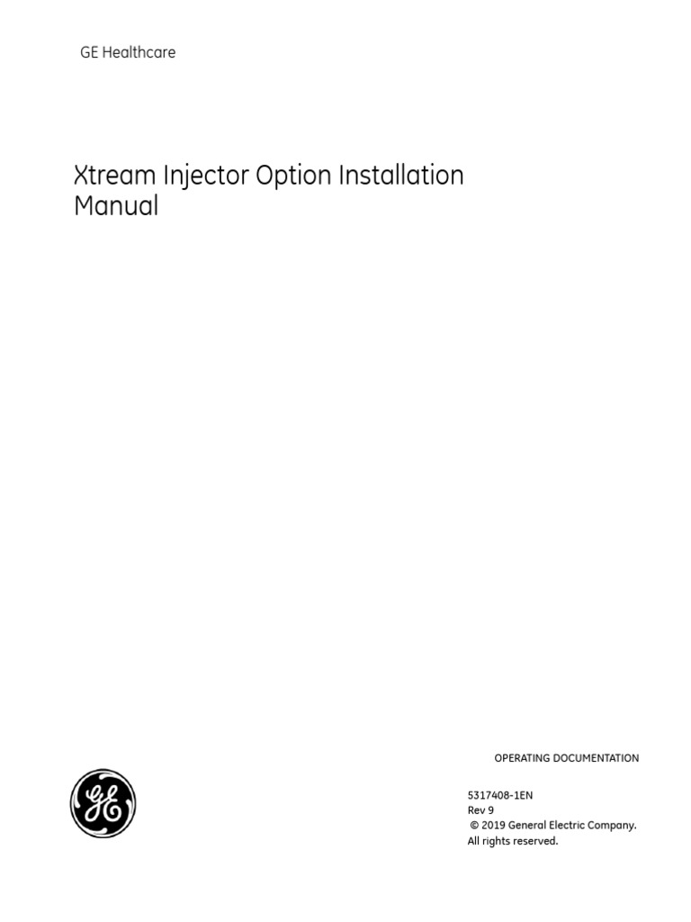 Xtream Injector Option Installation Manual - IM - 5317408-1EN - 9 | PDF