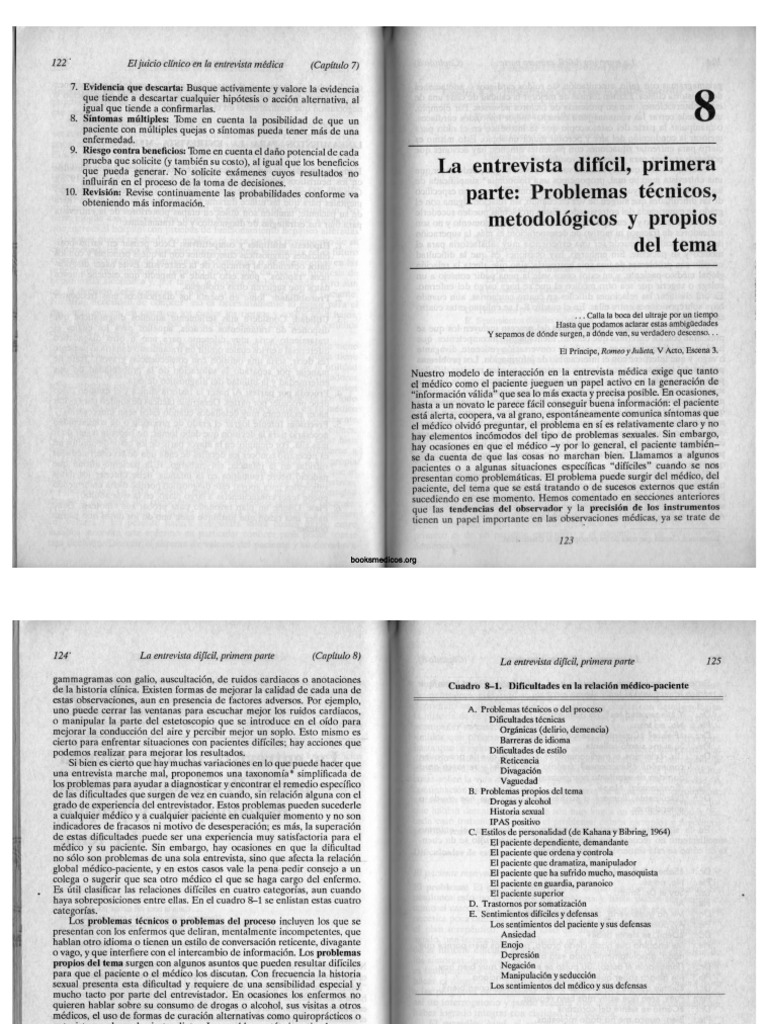 Entrevista Dificil Primera Parte | PDF