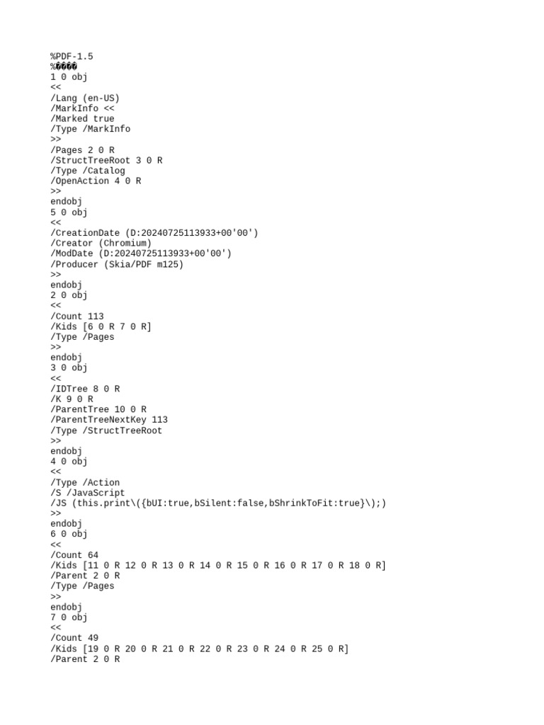 PDF Document Metadata Overview | PDF